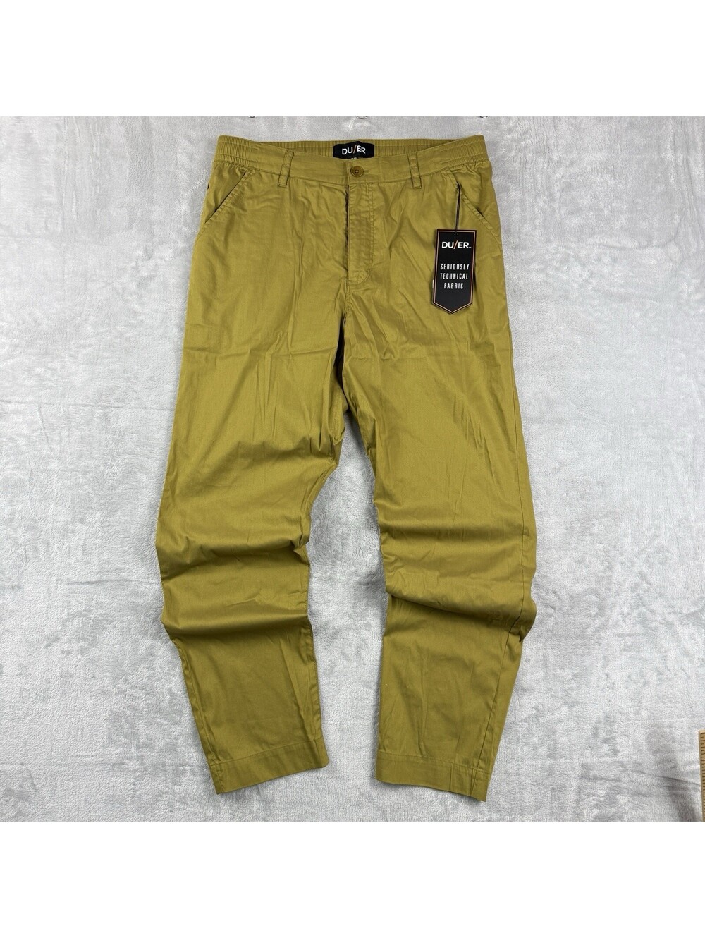 DUER RYE Weightless Poplin AC Pant Technical Stretch MenM Lightweight Travel NWT